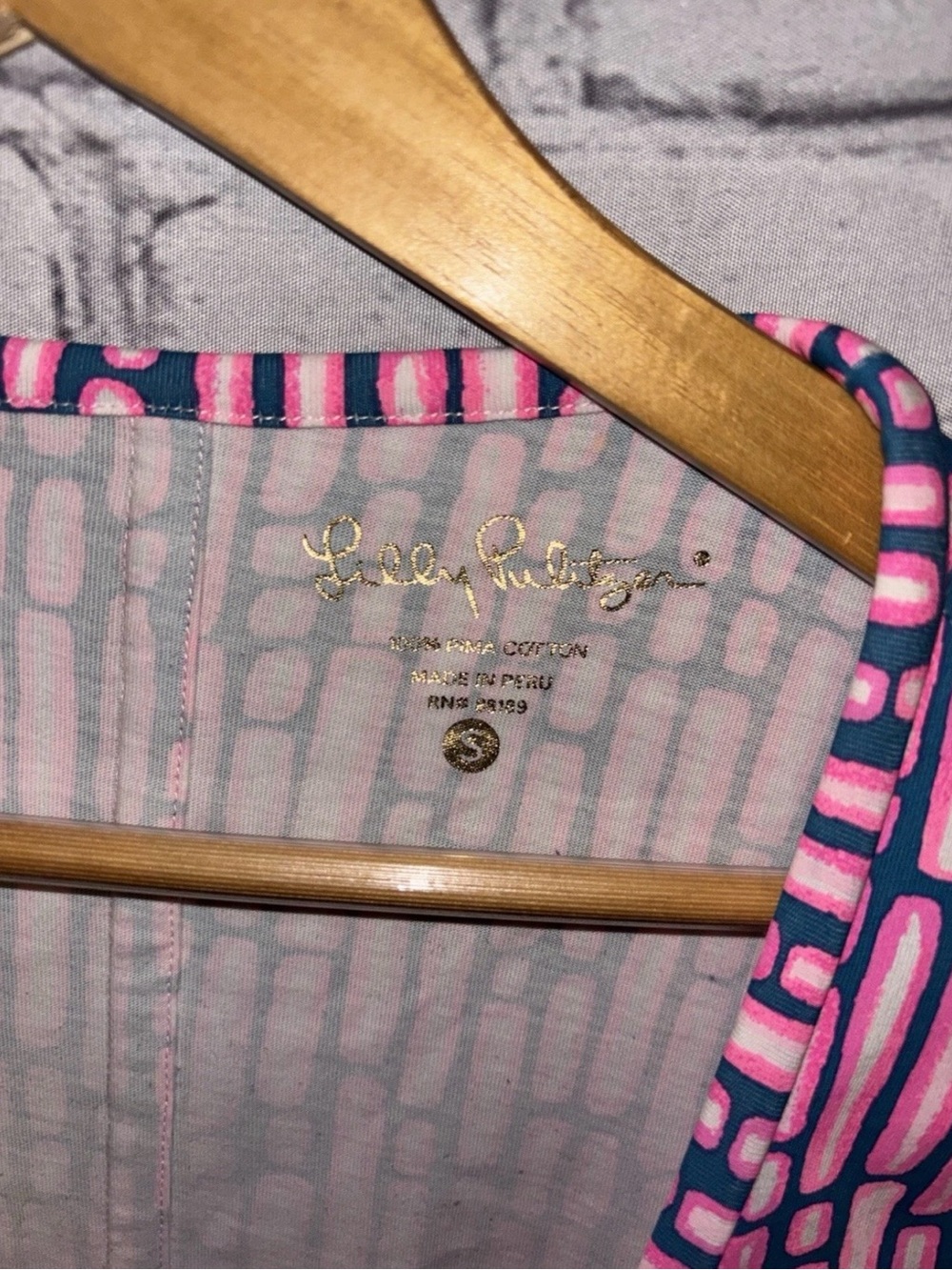 Lilly Pulitzer Beacon Mini Dress 3/4 Sleeve Slathouse Stripe Mandevilla Pink S - Picture 3 of 6
